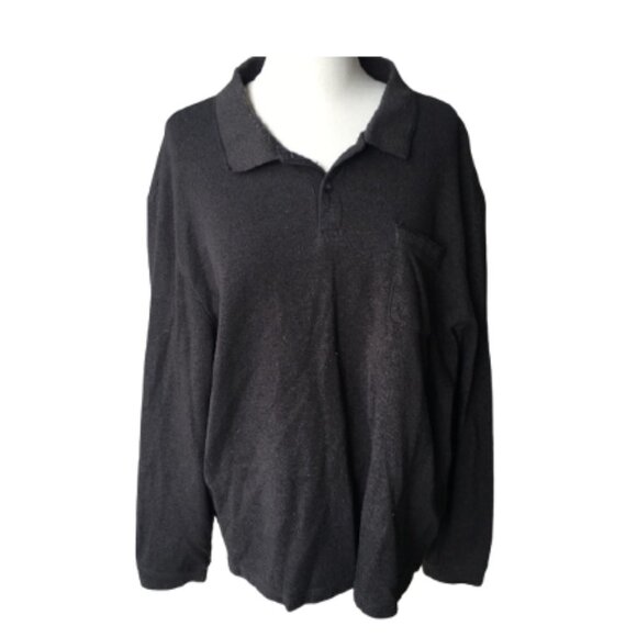 VAN HEUSEN Shirt Long Sleeve Henley Pullover XXL - Picture 1 of 6